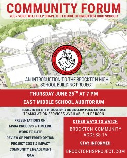 Community forum flyer